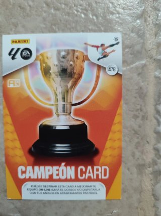 Campeón Card 478 Adrenalyn XL