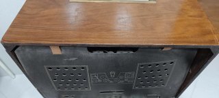 Radio L.L. Vintage Madera y Tela