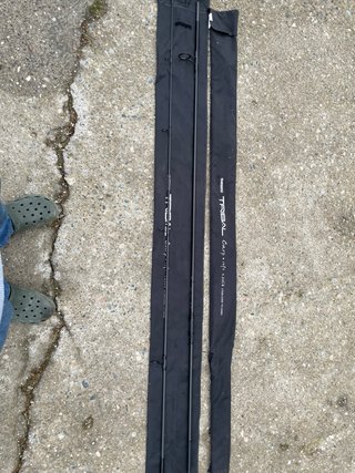 2 Cañas Shimano Tribal Carp 13ft 3.50lb