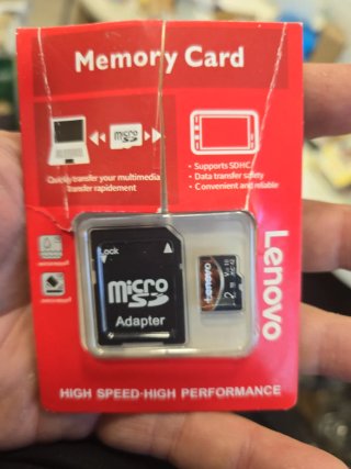 Tarjeta Micro SD Lenovo 2TB + Adaptador