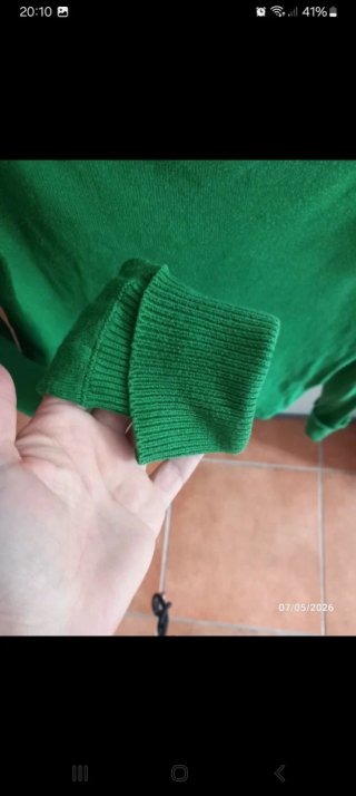 Jersey Zara verde talla M