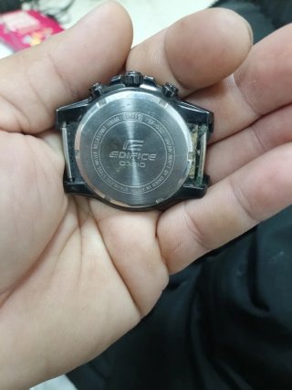 Reloj Casio Edifice Negro Multifunción