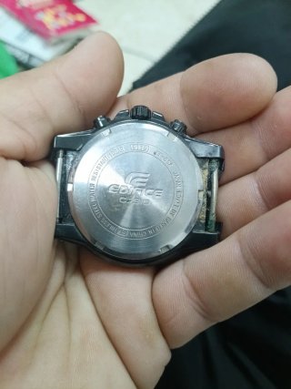 Reloj Casio Edifice Negro Multifunción