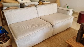 Conjunto de dos sofás independientes o chais longe