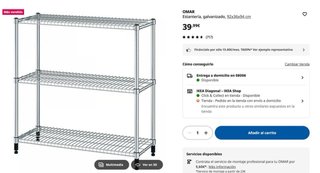 Estantería metálica Omar