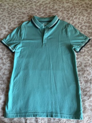 Polo niño C&A verde