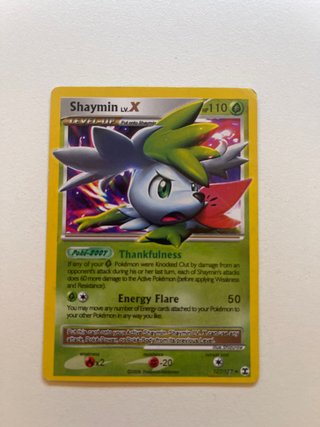 Carta Pokémon Shaymin LV.X 127/127