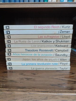 Lote  10 libros “Biblioteca del Siglo XX” años 70