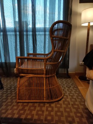 Sillón Emanuelle de mimbre