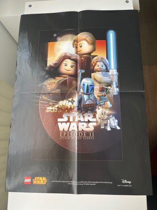 Póster Lego Star Wars: El Ataque de los Clones