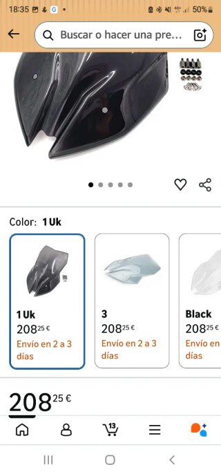 Pantalla BMW F900XR 2020-2021 Negra
