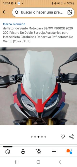 Pantalla BMW F900XR 2020-2021 Negra