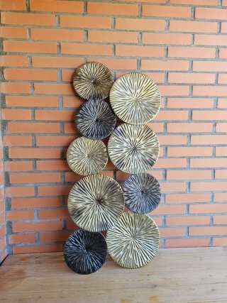 Decoración de pared Platos Metal