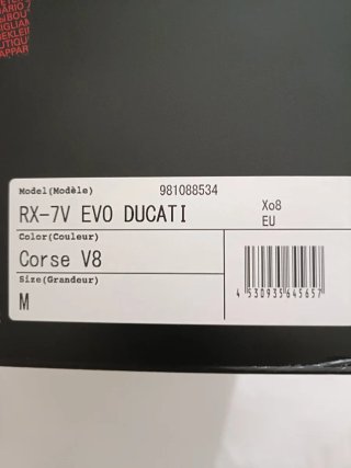 Casco Arai Ducati Corse RX-7V Evo V8