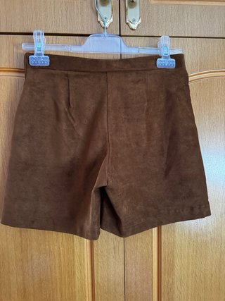 Falda pantalón marrón