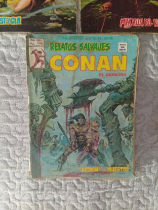 Lote comics antiguos conan el salvaje