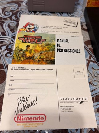 Nintendo NES Taito Operation Wolf