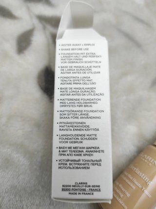 Clarins Everlasting matte