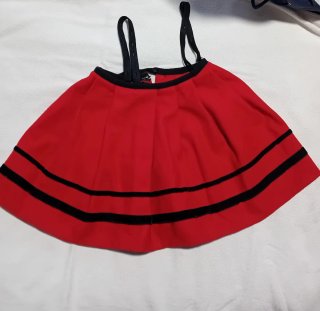 Falda regional riojanita hecha a mano