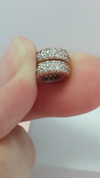 2 Separadores Pandora Oro rosa