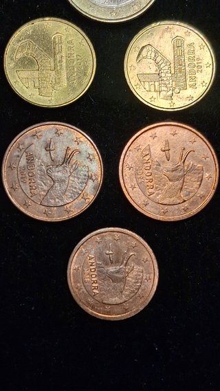 Lote de monedas de Andorra