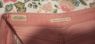 Pantalones Levi's Rosa Pana Mujer Talla...