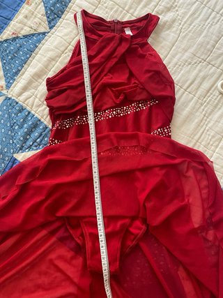Maillot patinaje/rítmica/baile rojo