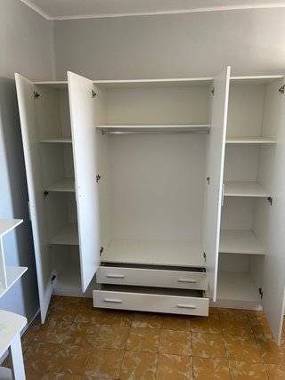 Armario blanco modular