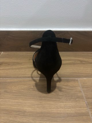 Zapatos de tacón pico antelina
