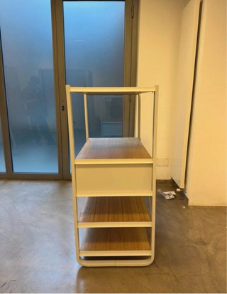Scaffale cucina legno e metallo