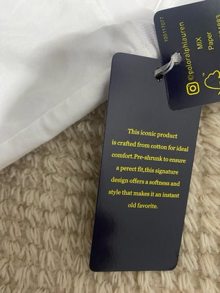 Polo Ralph Lauren T-shirt Bianca Taglia M