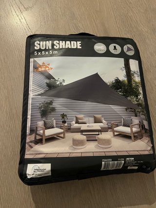 Toldo Vela Sombrilla 5x5m