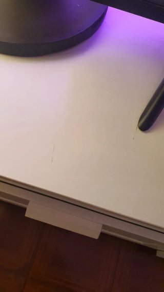 Mueble TV Ikea Blanco y Marrón