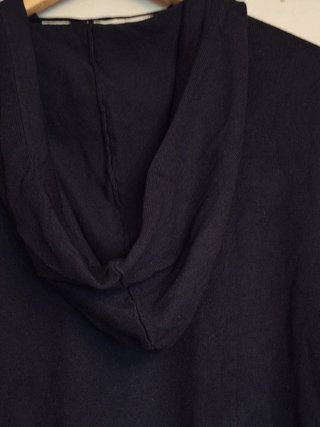 Jersey negro con capucha talla 46 mujer