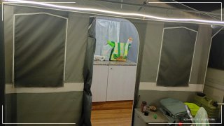 Caravana con documentación Avance, Cocina y Carpa