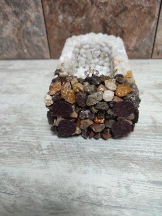 Portavelas Mini Altar Piedra
