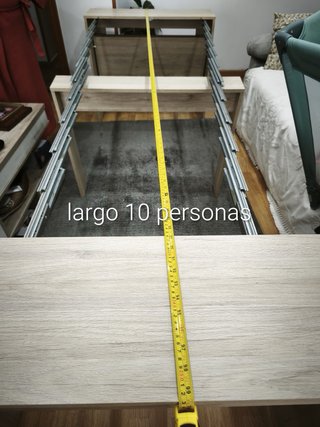 Mesa extensible aparador madera