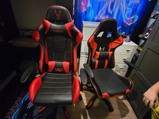 Muebles Habitación Gamer Negra y Roja