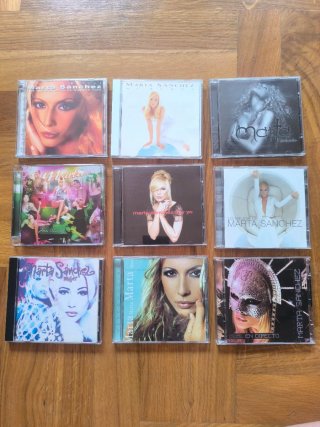 Lote 9 CDs Música Marta Sánchez