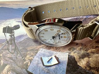 Reloj militar vintaje explorer Khaki Field