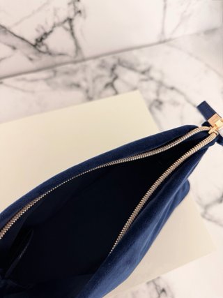 Neceser joyero azul terciopelo