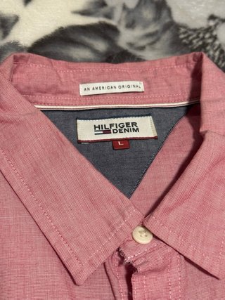 Camisas Tommy Hilfiger L Azul y Rosa