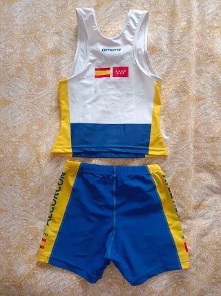 Equipación atletismo Alcorcón mujer Amura