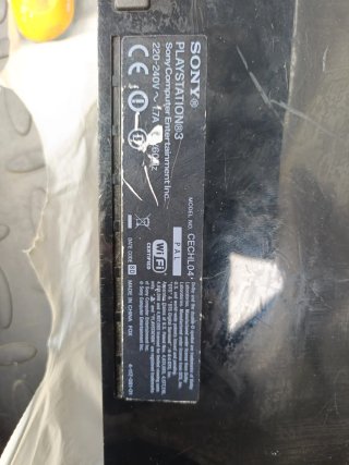 Consola Sony Playstation 3 Fat Negra