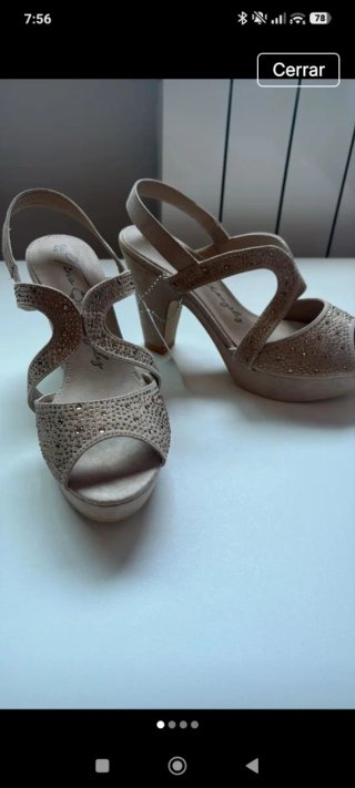 Zapatos de fiesta Tina Gil talla 38