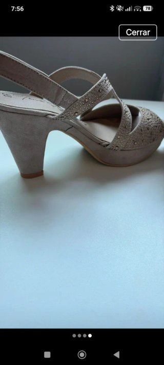 Zapatos de fiesta Tina Gil talla 38