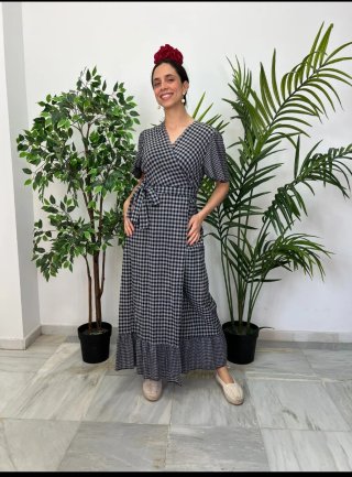 Bata Flamenca Camino Romería Feria Verde