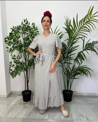 Bata Flamenca Camino Romería Feria Verde