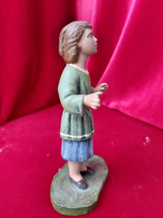 Figura Pastor Niño Barro 13 cm Serie 21