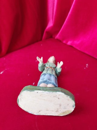 Figura Pastor Niño Barro 13 cm Serie 21